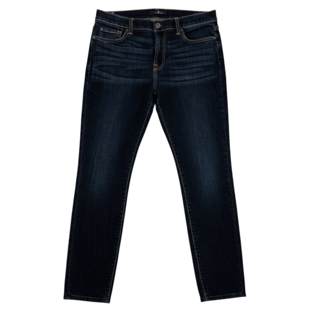 7 For All Mankind Dark Wash Skinny Jeans Women Size‎ 28